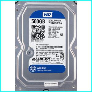 Western Digital WD5000AAKX-07U6AA0 富士通 P/N CP225569-01 3.5インチ SATA600 500GB 2397回 7798時間