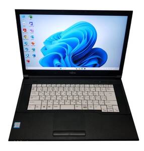 ★【驚速 FUJITSU A576/R i5-6200U 2.30GHz x4+8GB+SSD240GB 15.6インチノートPC】Win11+Office2021 Pro/HDMI/USB3.0■E052316