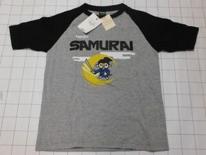 ◆Tシャツ 半袖 サイズ(S) Laundry(ランドリー)SAMURAI 侍◆新品 未使用品 日本製 同梱可 サムライ 武士 刀 バントマン スライダ バウアー