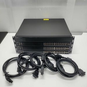 ＠T0375【初期化動作確認済み・最新FW適用】Lenovo RackSwitch G7028 3台＋RackSwitch G7000 Redundant Power Supply