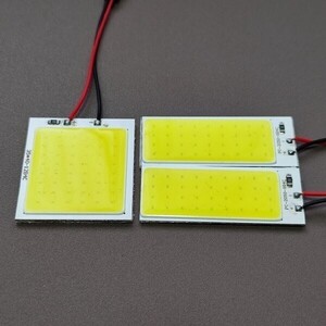 超爆光！NBOX (N-BOX) JF1 JF2 前期 T10 LED ルームランプ COBパネル 3個セット ホワイト ホンダ /c36/c48