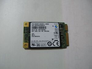 SSD:128GB ToshibaTHNSNJ128GMCU、Samsumg mSATA MZ-MTD1280　もしくは同等品　mSATA 動作品