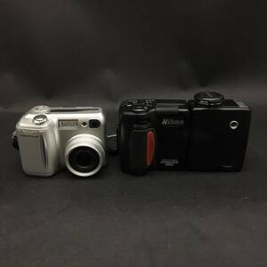 FG0828-1-3 Nikon ニコン デジタルカメラ COOLPIX E885 8-24mm 1:2.8-4.9 DIGITAL CAMERA COOLPIX E950 7-21mm 1:2.6-4 60サイズ