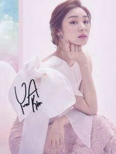 Yuna Kim キム・ヨナ★直筆サイン写真★証明書COA◆5720