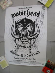 前売券購入者特典 映画ポスター モーターヘッド ザ・ワールド・イズ・アワーズVol.2 Motorhead The World Is Ours Vol 2 