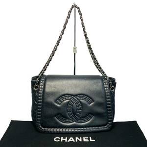 CHANEL シャネル チェーン ショルダーバッグ ココマーク ブラック