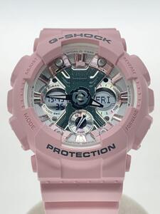 CASIO◆G-SHOCK/GMA-S120NP/腕時計/デジアナ/SLV/PNK