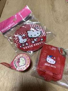 HELLO KITTY キーホルダー＊コインパース 3点セット