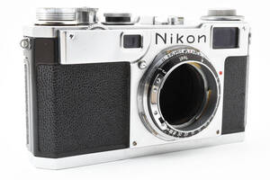 【上美品♪・動作確認(^^♪】NIKONニコン S2(後期） ブラックダイヤル　　　　　　　　884