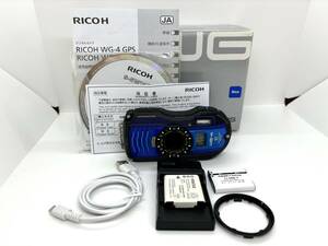 ☆良品☆RICOH リコー　WG－４GPS　防水コンパクトデジタルカメラ　#3081