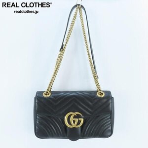 GUCCI/グッチ GGマーモント キルティング スモール ショルダーバッグ ‎443497 1000 /060