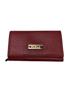 FURLA◆キーケース/PVC/RED/レディース