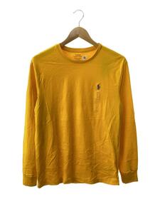 POLO RALPH LAUREN◆長袖Tシャツ/S/コットン/YLW/イエロー/無地/710627433067