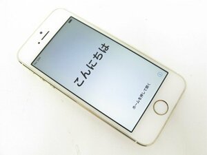 ドコモ docomo iPhone5S 32GB ゴールド【R6725】