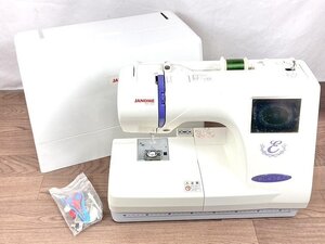 【え沖】JANOME ジャノメ MODEL 852型 刺しゅう名人 コンピューターミシン ミシン 電源コード欠品 通電可 動作未確認 沖522 MD486MSS55