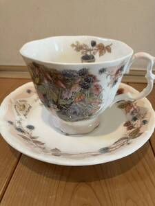 未使用品　ロイヤルドルトン　Royal Doulton　カップ＆ソーサー　The　AUTUMN　ブランベリーヘッジ　Brambly Hedge