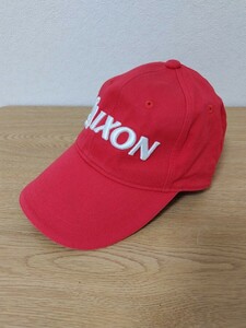 ＼送料込み！／【SRIXON】スリクソン キャップ 赤 レッド フリーサイズ（56〜60cm） ダンロップ ゴルフウェア GOLF 帽子 野球帽 スポーツ