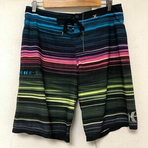 Hurley Phantomハーレー　ファントム　ストレッチ　グラデーションボーダー　ボードショーツ　ショートパンツ スイムショーツ