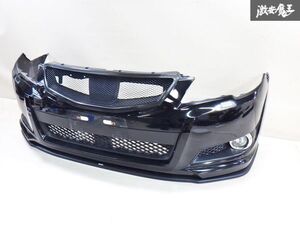 SUBARU スバル BM9 BR9 レガシィ 純正オプショングリル付 フロントバンパー STI リップ付 黒系 57704AJ041 即納 棚 2F-G-1