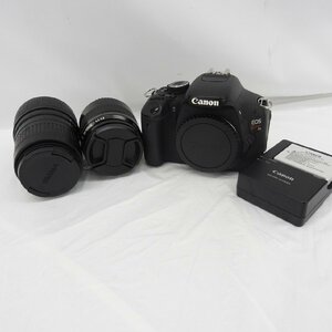 1円～【中古品】Canon キャノン デジタル一眼レフカメラ EOS Kiss X5 ボディ +レンズ2本(35-105ｍｍ/100-300ｍｍ)セット 11582046 0601
