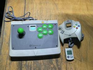 TONO Dreamcast HKT-7300 ドリームキャスト アーケードスティック　純正 SEGA ビジュアルメモリ HKT-7000 HKT-7700コントローラー