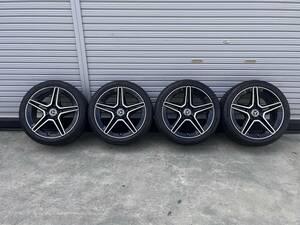 a105 中古 メルセデスベンツ CLSクラス W257 AMG 純正 8J/9J×19 ET33/28 DUNLOP 245/40 275/35 ４本