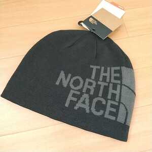 ザ ノースフェイス Reversible Banner ビーニー TNF Black Asphalt Grey logoxl THE NORTH FACE Beanie 