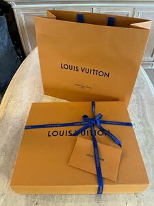 美品LOUIS VUITTON ルイヴィトン空箱 紙袋リボン等セットマグネット仕様 空き箱ショッパー