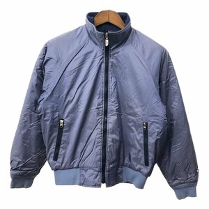 80年代 日本製 THE NORTH FACE ノースフェイス ナイロン フリースジャケット アウトドア 茶タグ ブルー (メンズ S) 中古 古着 Q2749