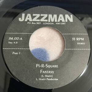 【JAZZMAN】【7inch】◆即決◆中古■【PI-R-SQUARE / FANTASY PT1 / FANTASY PT2】7インチ EP■JM017 dope jazz funk soul koco muro