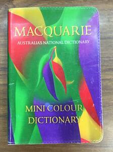 K0607-52　ミニポケット辞書　マッコーリーミニカラー辞典/Macquarie Mini Colour Dictionary　Macquarie Dictionary Publishers Pty Ltd