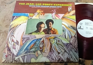 LP★ ジャン・ルック・ポンティー ★白ラベル 赤盤★ 経験！！★ JP-8876 ★ジャン リュック・ポンティ Jean Luc Ponty ジョージ デューク