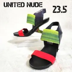 ⭐美品⭐ UNITED NUDE サンダルヒール マルチカラー