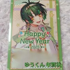 新品未使用 すたぽら 如月 ゆうくん 年賀状 2025 ポスター