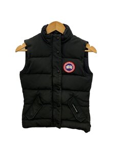 CANADA GOOSE◆FREESTYLE VEST/ダウンベスト/XXS/ポリエステル/BLK/無地/2832L