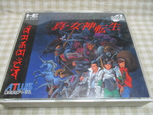 PCE　真・女神転生　動作確認済み　説明書難あり