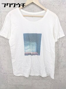 ◇ nonnative ノンネイティブ プリント 半袖 Tシャツ カットソー 2サイズ ホワイト メンズ