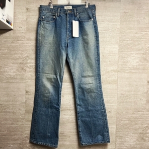 JieDa ジエダ USED FLARE DENIM PANTS フレアデニムパンツ ブルー ユーズド加工 Jie-STD-PT05 タグ付き【中目黒B05】