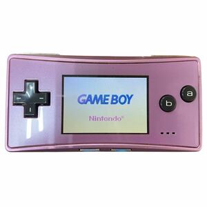 ゲーム ボーイ ミクロ パープル 本体 のみ OXY-S-BA(JPN) OXY-001 GAME BOY micro 任天堂 ニンテンドー Nintendo レトロ ハード 携帯機 