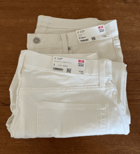 ユニクロ・ジーンズ　未使用２本まとめて　UNIQLO JEANS メンズL / 33(84cm) 