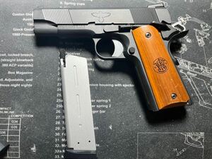 WA ウエスタンアームズ：S&W 1911PD ガンサイトエディッション SW1911PD Gunsite Edition SCW3 木製グリップ