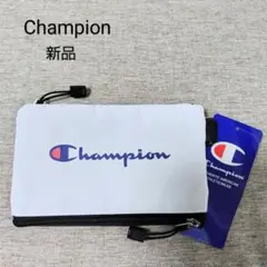 新品未使用タグ付き　Champion　チャンピオン　ポーチ　小物入れ　白