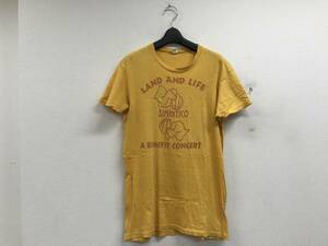 70s～★Hanes インディアン染み込みプリントTシャツ★ヴィンテージ古着★X20110