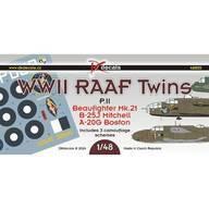 新品塗料・工具 1/48 WW.II オーストラリア空軍 双発機デカール パート2：ボーファイター、ボストン、ミッチェ