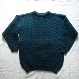 Highland home industries mix wool fisherman knits Mサイズ フィッシャーマン アランニット