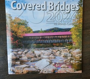 2024年米国カレンダー(Covered Bridges)