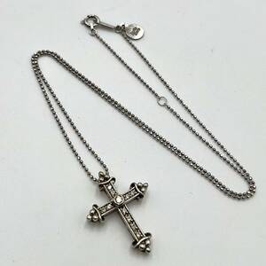 Jastin Davis ジャスティン デイビス メディーバル クロス ネックレス Medieval Cross K18 WG ホワイトゴールド アクセサリー ダイヤモンド