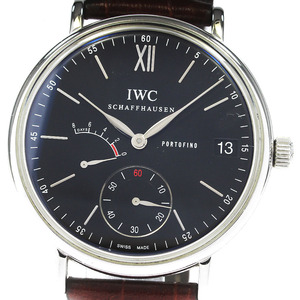 IWC SCHAFFHAUSEN IW510102 ポートフィノ ハンドワインド 8デイズ デイト パワーリザーブ 手巻き メンズ _834530