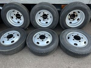 スタッドレス　195/85R16　BS　W979　2014年製　　いすゞ エルフ　TK 16×5.5J　116.5-8TC　5穴　　ホイール現状　　6本値段