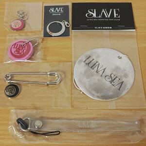 レア☆SLAVE更新特典まとめて6点セット☆LUNA SEAグッズLIVEキーフック月キーホルダー河村隆一SUGIZO小野瀬潤INORANルナシーFC更新特典中心